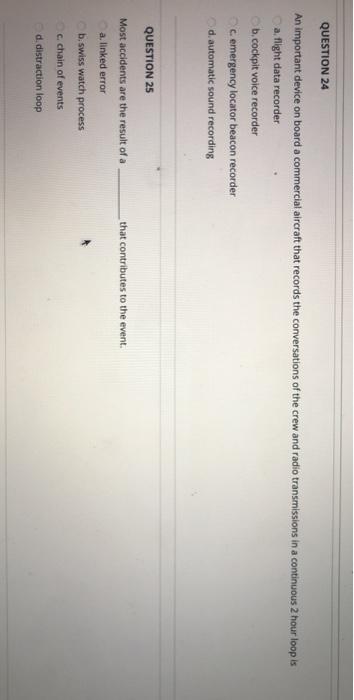 QUESTION 16 How does the accident rate per