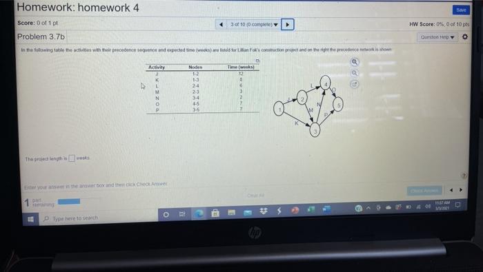 Homework: homework 4 Salve Score: 0 of 1 pl 30f
