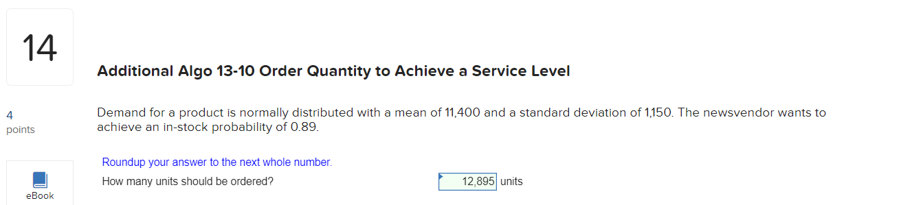 I tried 12.895 and 12,331.5, both are wrong 14