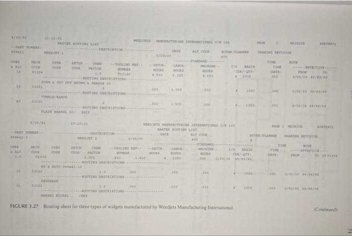 10. In Figure 3.27, you are given the routing