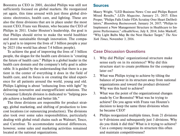 Read Philips Global Restructuring: Why did