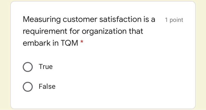 quality management answer all question below NO.
