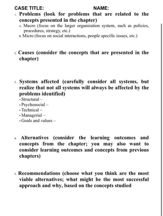 READ THE SUNDALE CLUB CASE AND THEN COMPLETE THE