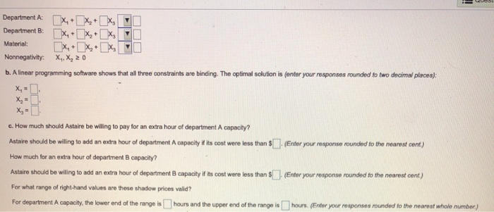 Question Help Polly Astaire makes fine clothing