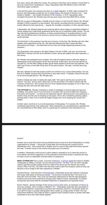 Marketing Strategy 1. What is Glassybaby ? 2. How