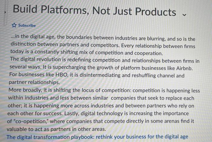 digital transformation: write a paragraph talking