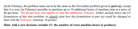 90 QUESTION 3: Linear Programming Formulation (33