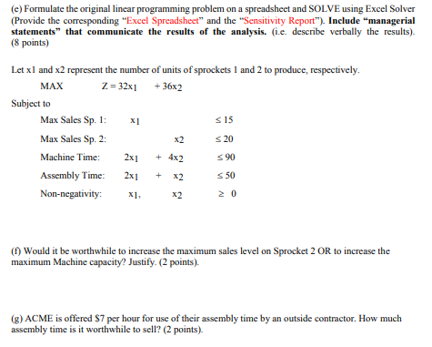 90 QUESTION 3: Linear Programming Formulation (33