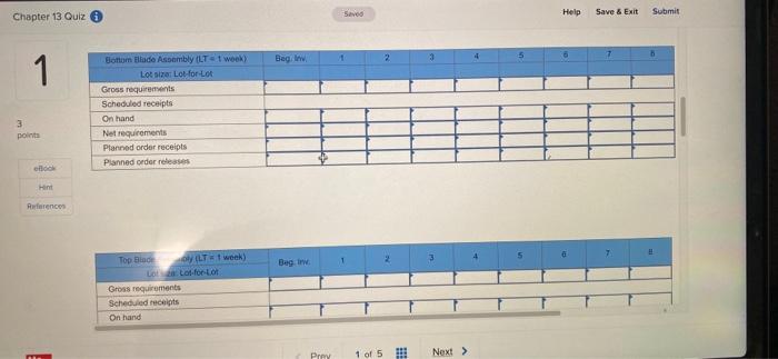 Quiz i Saved Help Save & Exit Submit Using the