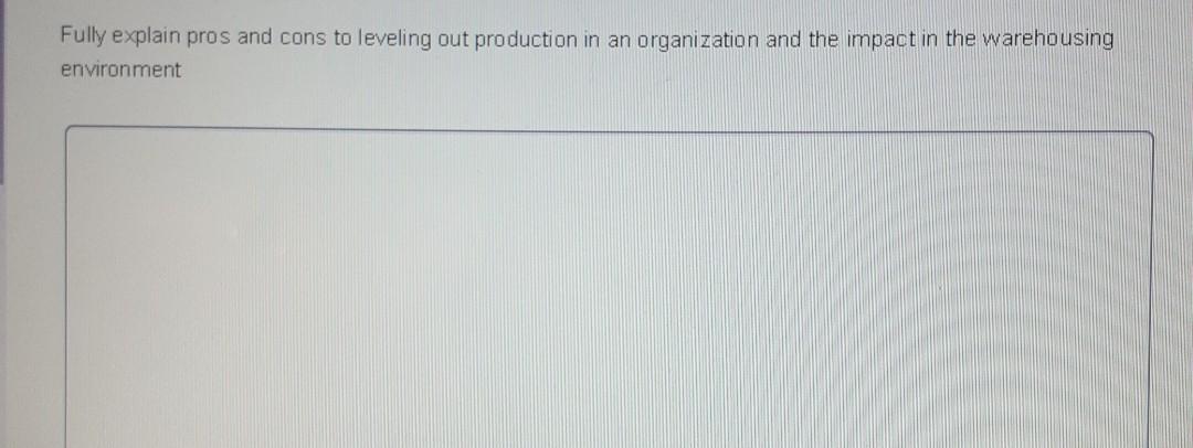 Fully explain pros and cons to leveling out