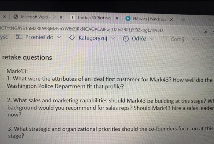 Mark43: 1- What were the attributes of an ideal