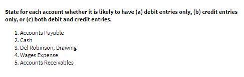 State for each account whether it is likely to