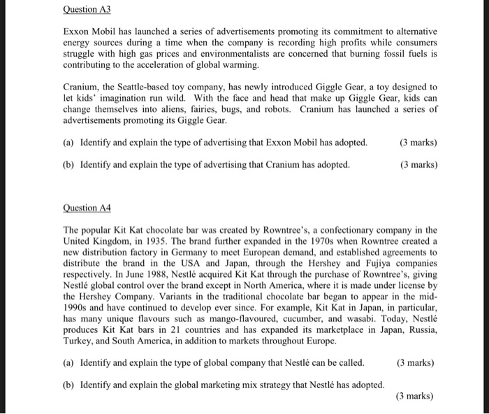 Answer ALL SIX questions in this section on Page