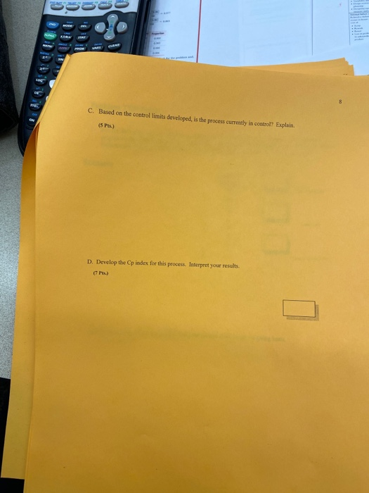 Problem 1 (25 Points) :- Sample data collected by