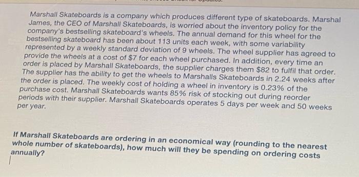 Marshall Skateboards is a company which produces