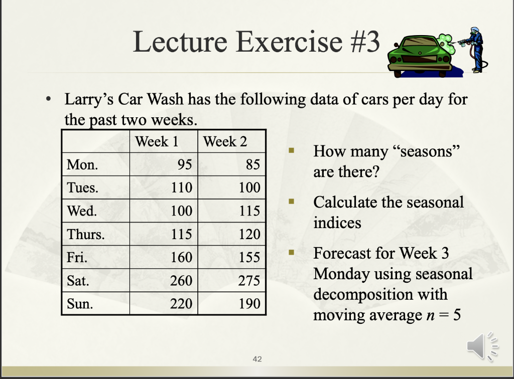 Lecture Exercise #1 Period Engine Failures 200 1