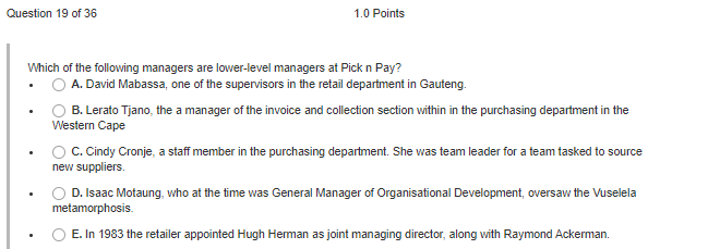 Pick n Pay Pick n Pay is the second largest