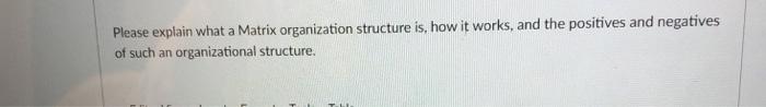 Question 4 In your own words, please explain why
