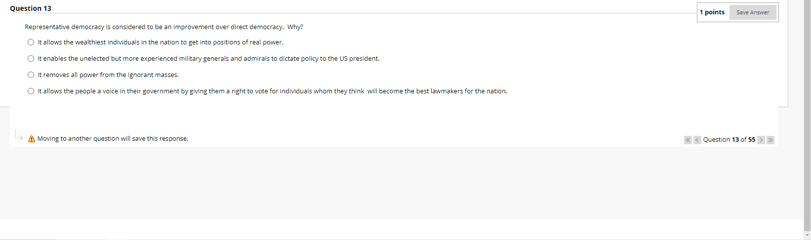 A Moving to another question will save this