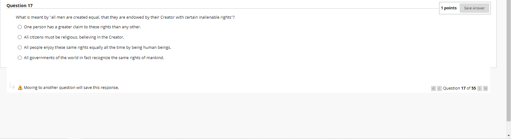 A Moving to another question will save this
