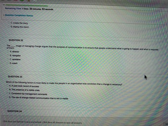 Remaining Time: 1 hour, 34 minutes, 07 seconds.