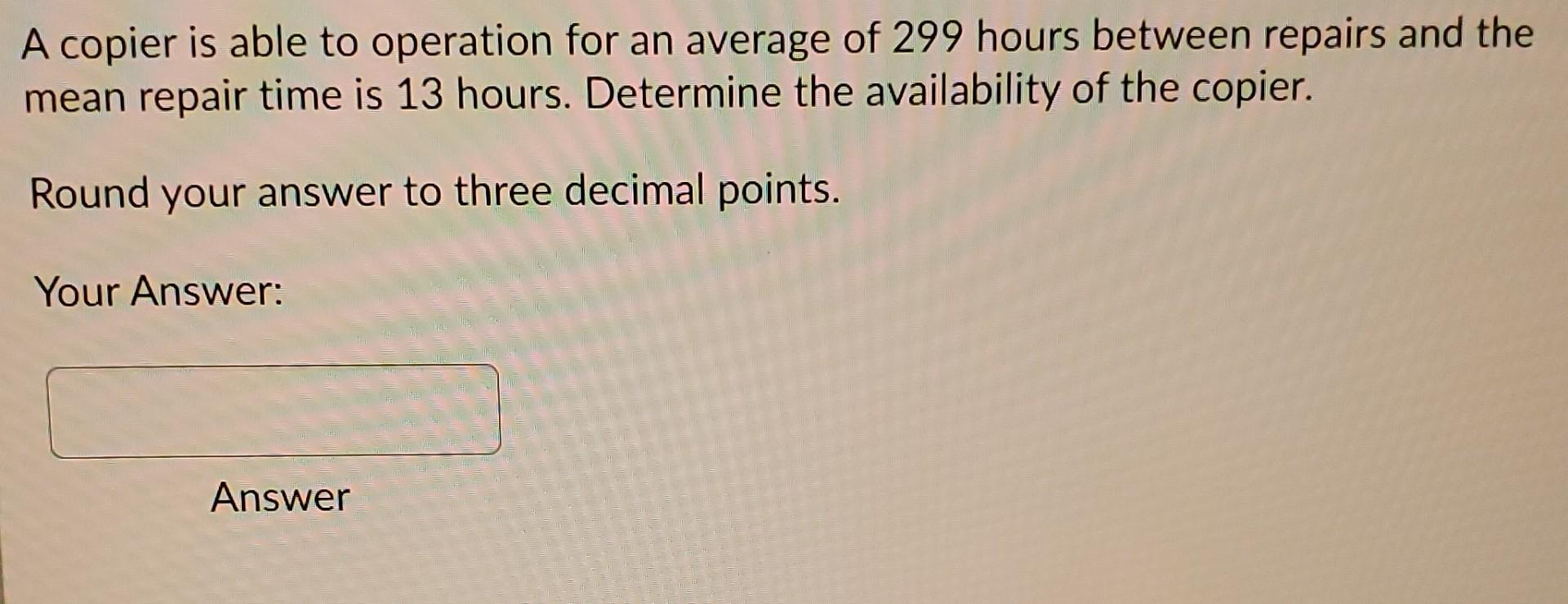 1. 2. A product has three components. The first