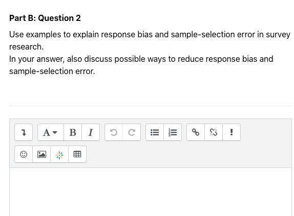 Part B: Question 3 A new cafe has opened at the
