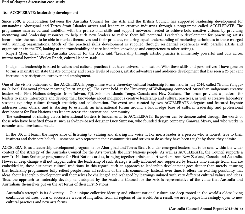 End of chapter discussion case study 10.1