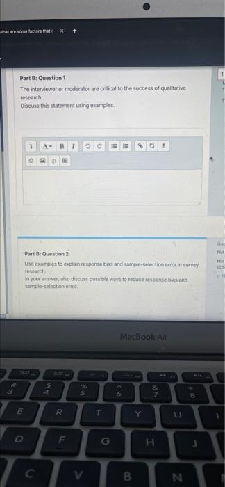 What are some factors that c # Part B: Question 1