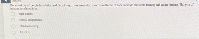 Because different people learn better in