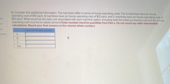 Problem 5-11 (Algo) A manager must decide which