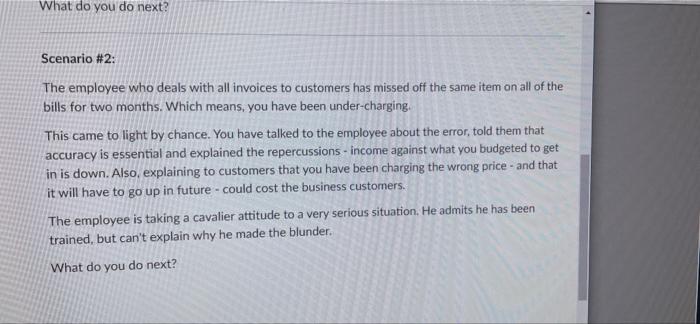 real world diciplinary situations What do you do