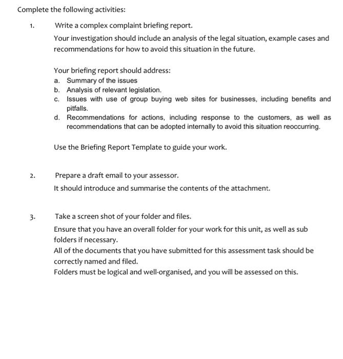 BSBOPS505 Manage Organisational Customer Service