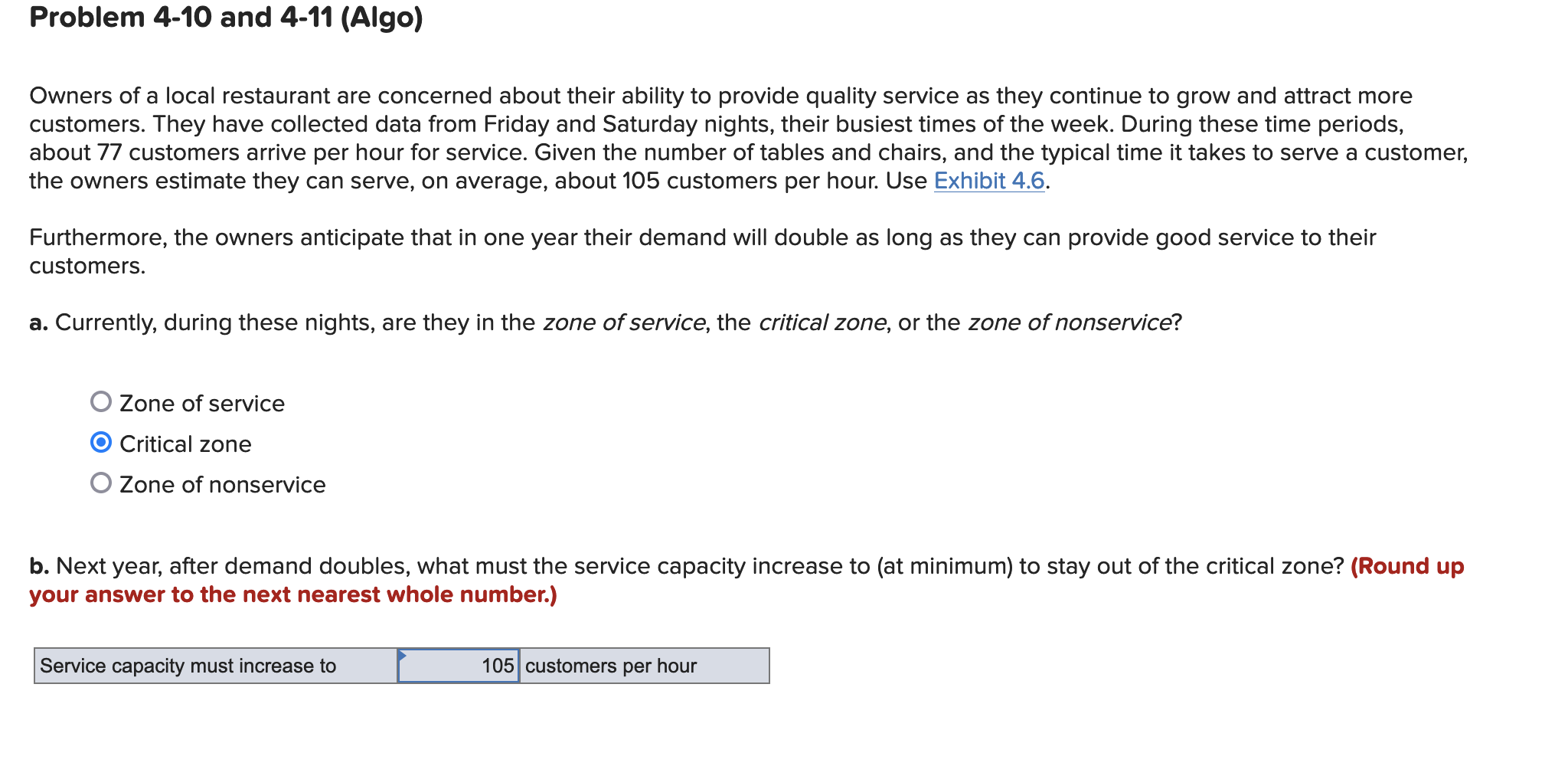 Problem 4-10 and 4-11 (Algo) Owners of a local