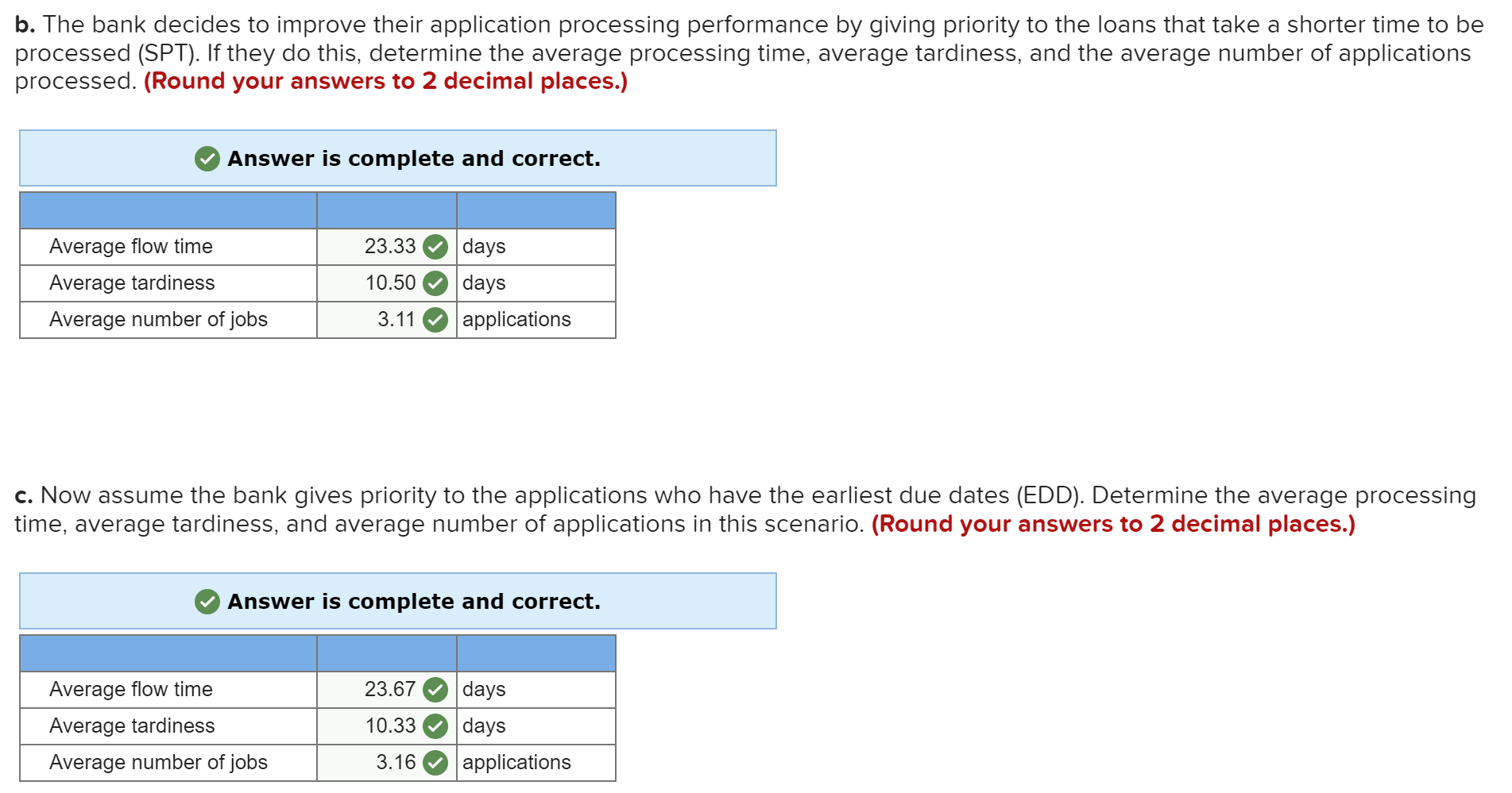 H Help solve part D please A bank receives load