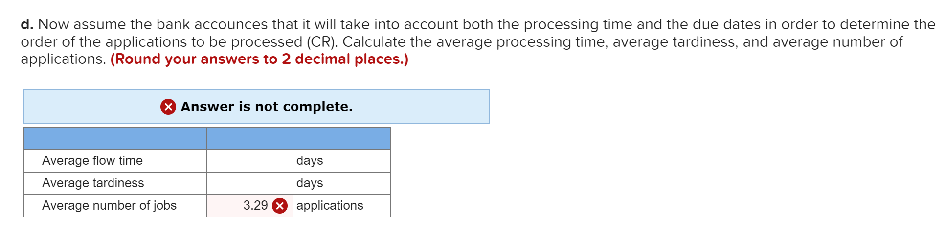 H Help solve part D please A bank receives load