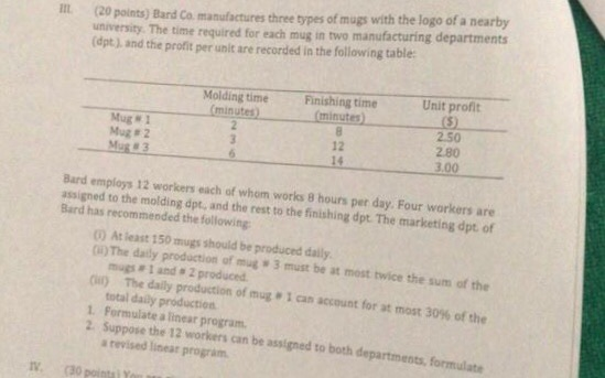 please solve all and thank you :) (32 points) A