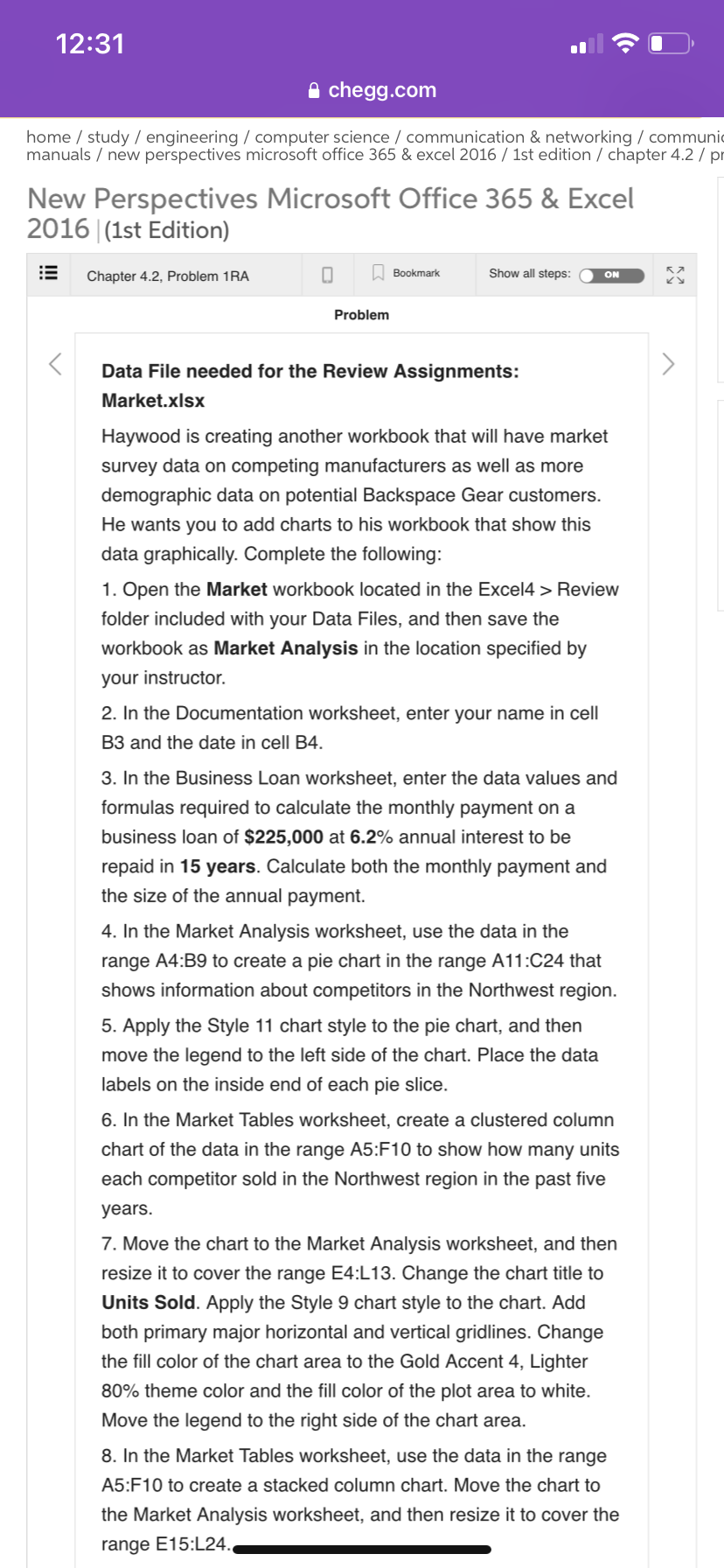 12:31 A chegg.com home / study / engineering /