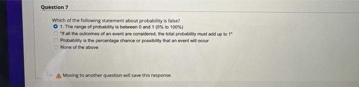 Which of the following statement about