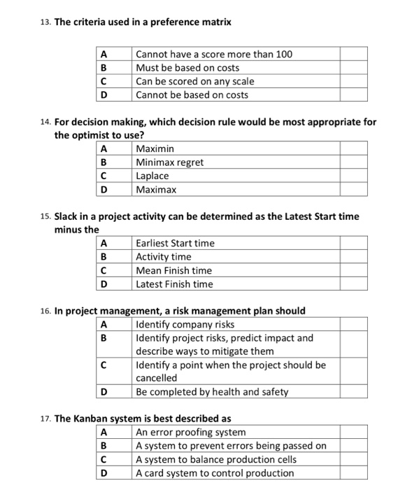 12. Selection of the transportation mode and