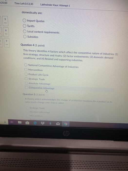 0:20:00 Time Left:0:13:30 Lakhwinder Kaur: