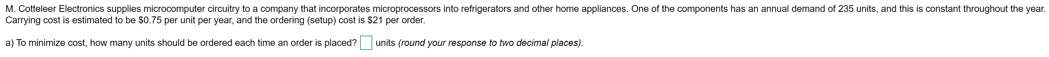 M. Cotteleer Electronics supplies microcomputer