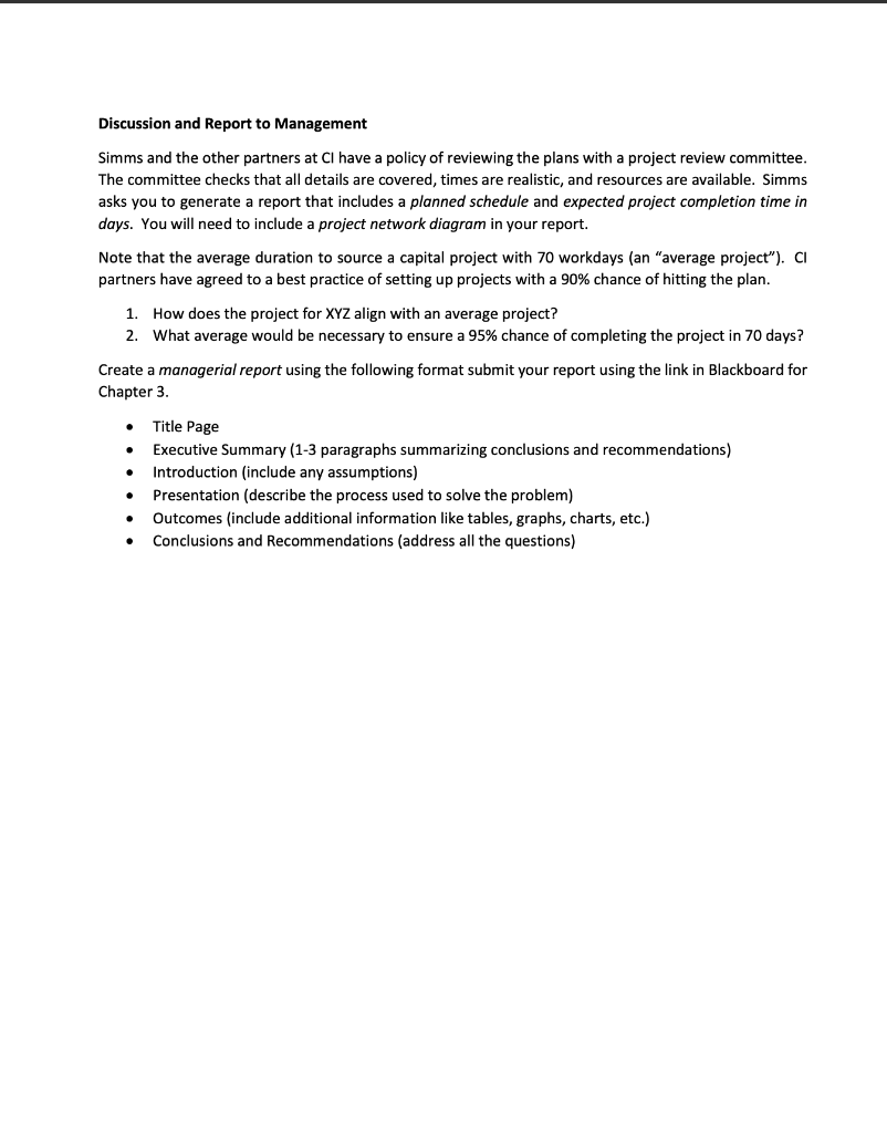 Chapter 3 - Project Management Case Study CAPITAL