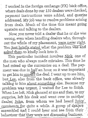 1) What are the power relationships between the