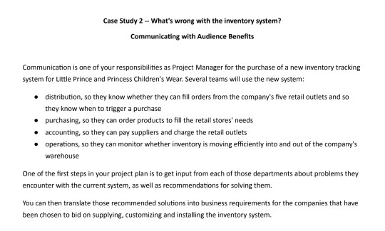 Write a memo to the team leaders of those four