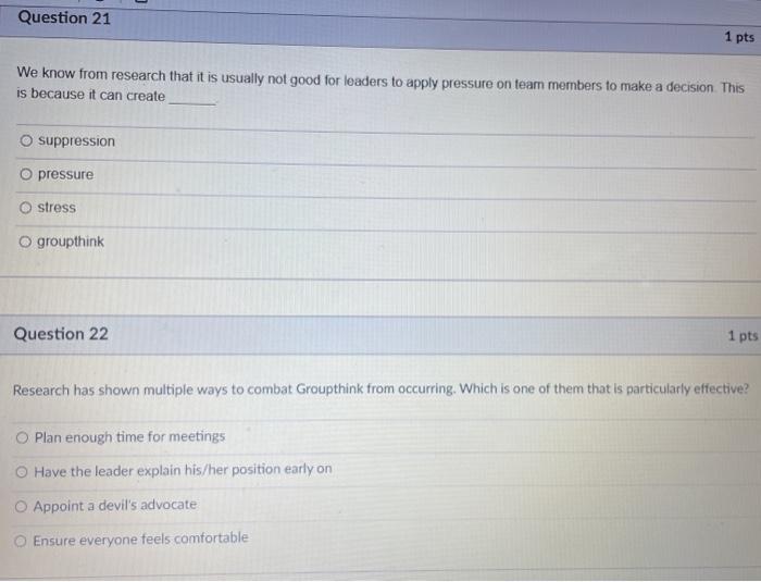 Question 17 1 pts Pay structure is an important