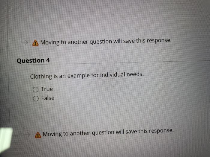 Moving to another question will save this