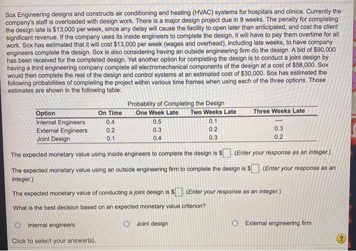 Sox Engineering designs and constructs air