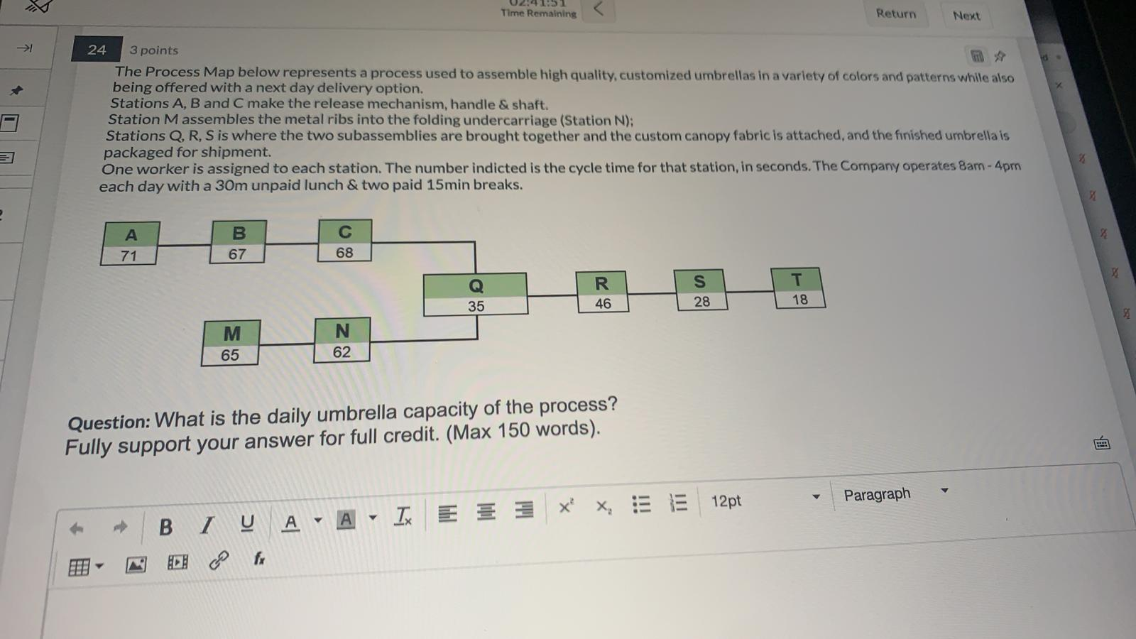 02:41:51 Time Remaining Return Next 24 3 points