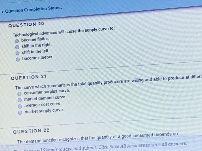 Remaining Time: 2 hous, 57, Question Completion